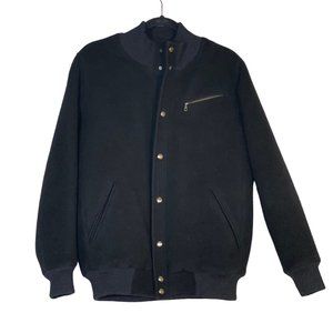 Peruvian Connection Brompton Bomber Jacket Alpaca Wool Blend Men's Size Small